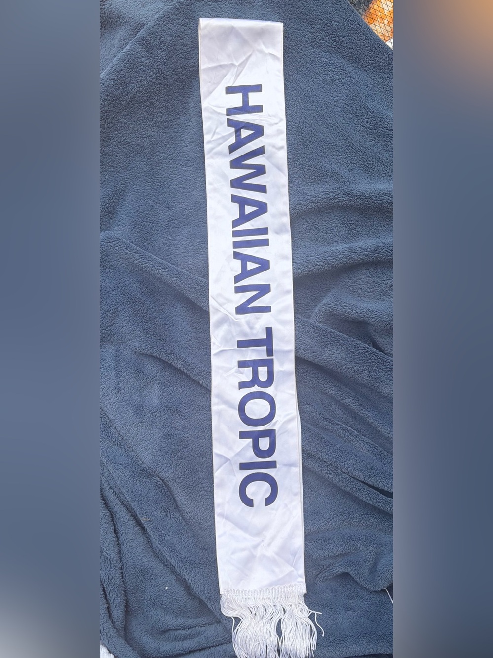 Miss Hawaiian Tropic Model Search Contest Sash